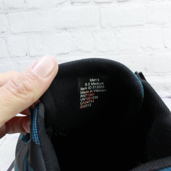 LL BEAN Blue Green Hiking Shoes Mesh Trail Lightweight Sneaker Size 9.5 M - Picture 7 of 10